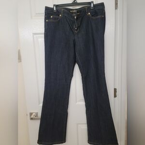 Michael Kors Dark Indigo Flare Jeans